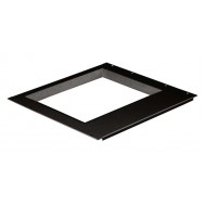 Hyperline TDP-15-RAL9004 Рамка для монитора 15-дюймового монитора (размер окна 285х215 мм), цвет черный (RAL 9004)