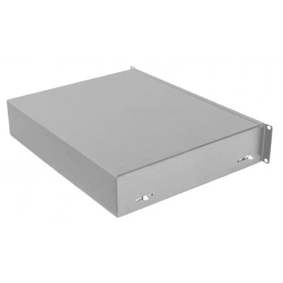 Hyperline TDR3-2U-360-RAL7035 Полка (ящик) для документов с замком, 2U, 88х483х360мм (ВхШхГ), цвет серый (RAL 7035) Hyperline TDR3-2U-360-RAL7035 Полка (ящик) для документов с замком, 2U, 88х483х360мм (ВхШхГ), цвет серый (RAL 7035)
