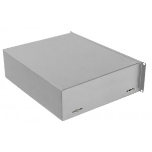 Hyperline TDR3-3U-360-RAL7035 Полка (ящик) для документов с замком, 3U, 133х483х360мм (ВхШхГ), цвет серый (RAL 7035) Hyperline TDR3-3U-360-RAL7035 Полка (ящик) для документов с замком, 3U, 133х483х360мм (ВхШхГ), цвет серый (RAL 7035)