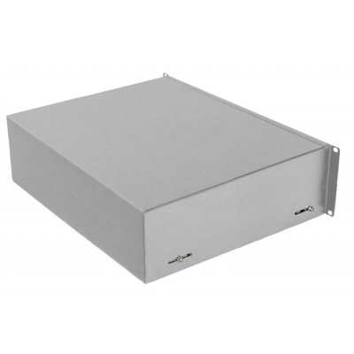 Hyperline TDR3-3U-360-RAL7035 Полка (ящик) для документов с замком, 3U, 133х483х360мм (ВхШхГ), цвет серый (RAL 7035) Hyperline TDR3-3U-360-RAL7035 Полка (ящик) для документов с замком, 3U, 133х483х360мм (ВхШхГ), цвет серый (RAL 7035)