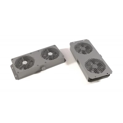 Hyperline TFAB-T2FR-RAL7035 Модуль вентиляторный потолочный с 2-мя вентиляторами для установки в шкафы серий TTB, TTR, TWB, TWL, с подшипниками и крепежными элементами, без кабеля питания, цвет серый (RAL 7035) Hyperline TFAB-T2FR-RAL7035 Модуль вентиляторный потолочный с 2-мя вентиляторами для установки в шкафы серий TTB, TTR, TWB, TWL, с подшипниками и крепежными элементами, без кабеля питания, цвет серый (RAL 7035)