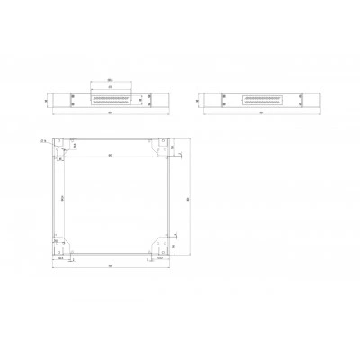 Hyperline TLT2-881-RAL7035 Цоколь 800х800х100мм (ШхГхВ), для шкафов серии TTB, цвет серый (RAL 7035) Hyperline TLT2-881-RAL7035 Цоколь 800х800х100мм (ШхГхВ), для шкафов серии TTB, цвет серый (RAL 7035)