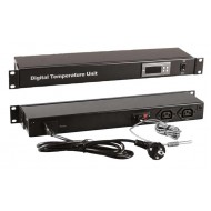 Hyperline TMPC-230V-RAL9004 Микропроцессорная контрольная панель, цвет черный (RAL 9004)