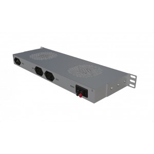 Hyperline TRFA-MICR-2F-RAL7035 Модуль вентиляторный 19, 1U, глубиной 170мм, с термостатом и 2-мя вентиляторами, номинальная мощность 35.20 Вт, датчик температуры, кабель питания C13-Schuko 1.8м, цвет серый (RAL 7035) Hyperline TRFA-MICR-2F-RAL7035 Модуль вентиляторный 19, 1U, глубиной 170мм, с термостатом и 2-мя вентиляторами, номинальная мощность 35.20 Вт, датчик температуры, кабель питания C13-Schuko 1.8м, цвет серый (RAL 7035)