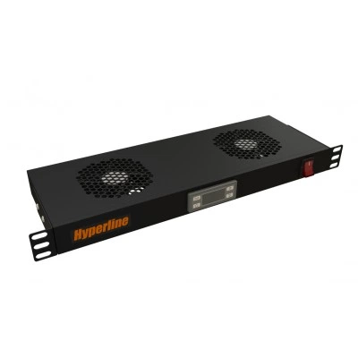 Hyperline TRFA-MICR-2F-RAL9004 Модуль вентиляторный 19, 1U, глубиной 170мм, с термостатом и 2-мя вентиляторами, номинальная мощность 35.20 Вт, датчик температуры, кабель питания C13-Schuko 1.8м, цвет черный (RAL 9004) Hyperline TRFA-MICR-2F-RAL9004 Модуль вентиляторный 19, 1U, глубиной 170мм, с термостатом и 2-мя вентиляторами, номинальная мощность 35.20 Вт, датчик температуры, кабель питания C13-Schuko 1.8м, цвет черный (RAL 9004)