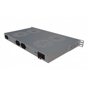 Hyperline TRFA-MICR-4F-RAL7035 Модуль вентиляторный 19, 1U, глубиной 290мм, с термостатом и 4-я вентиляторами, номинальная мощность 70.40 Вт, датчик температуры, кабель питания C13-Schuko 1.8м, цвет серый (RAL 7035) Hyperline TRFA-MICR-4F-RAL7035 Модуль вентиляторный 19, 1U, глубиной 290мм, с термостатом и 4-я вентиляторами, номинальная мощность 70.40 Вт, датчик температуры, кабель питания C13-Schuko 1.8м, цвет серый (RAL 7035)