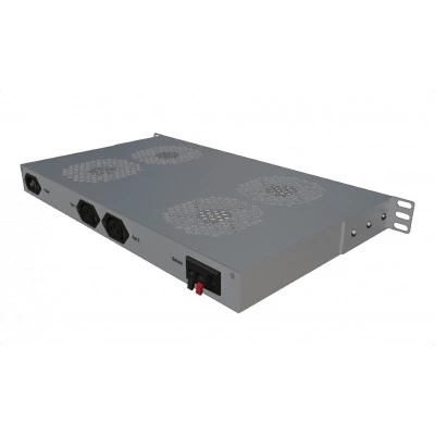 Hyperline TRFA-MICR-4F-RAL7035 Модуль вентиляторный 19, 1U, глубиной 290мм, с термостатом и 4-я вентиляторами, номинальная мощность 70.40 Вт, датчик температуры, кабель питания C13-Schuko 1.8м, цвет серый (RAL 7035) Hyperline TRFA-MICR-4F-RAL7035 Модуль вентиляторный 19, 1U, глубиной 290мм, с термостатом и 4-я вентиляторами, номинальная мощность 70.40 Вт, датчик температуры, кабель питания C13-Schuko 1.8м, цвет серый (RAL 7035)