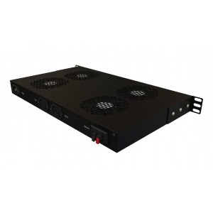 Hyperline TRFA-MICR-4F-RAL9004 Модуль вентиляторный 19, 1U, глубиной 290мм, с термостатом и 4-я вентиляторами, номинальная мощность 70.40 Вт, датчик температуры, кабель питания C13-Schuko 1.8м, цвет черный (RAL 9004) Hyperline TRFA-MICR-4F-RAL9004 Модуль вентиляторный 19, 1U, глубиной 290мм, с термостатом и 4-я вентиляторами, номинальная мощность 70.40 Вт, датчик температуры, кабель питания C13-Schuko 1.8м, цвет черный (RAL 9004)