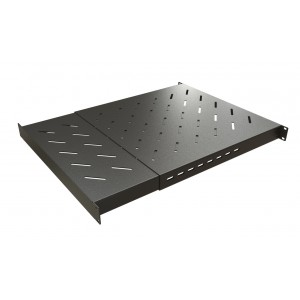 Hyperline TSD3H-1U-650/1100-RAL9005 Полка c 19 креплением, раздвижная, 1U, с регулируемой глубиной установки от 650 мм до 1100 мм, нагрузка до 220 кг, для установки в шкафы глубиной 800-1200 мм, цвет черный Hyperline TSD3H-1U-650/1100-RAL9005 Полка c 19 креплением, раздвижная, 1U, с регулируемой глубиной установки от 650 мм до 1100 мм, нагрузка до 220 кг, для установки в шкафы глубиной 800-1200 мм, цвет черный