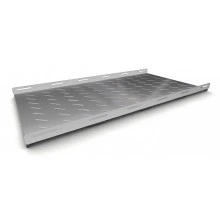 Hyperline TSH3H-1050-RAL7035 Полка стационарная усиленная, глубина 1050 мм, с боковым креплением, нагрузка до 100 кг, для шкафов серии TTB, TTR, 485х1050мм (ШхГ), цвет серый (RAL 7035)
