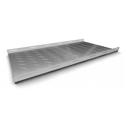 Hyperline TSH3H-1050-RAL7035 Полка стационарная усиленная, глубина 1050 мм, с боковым креплением, нагрузка до 100 кг, для шкафов серии TTB, TTR, 485х1050мм (ШхГ), цвет серый (RAL 7035)