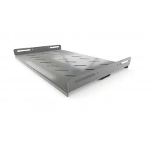 Hyperline TSH3H-300-RAL7035 Полка стационарная усиленная, глубина 300 мм, с боковым креплением, нагрузка до 100 кг, для шкафов серии TTB, TTR, TWB/TWB-FC, 485х300мм (ШхГ), цвет серый (RAL 7035)