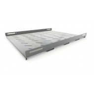 Hyperline TSH3H-650-RAL7035 Полка стационарная усиленная, глубина 650 мм, с боковым креплением, нагрузка до 100 кг, для шкафов серии TTB, TTR, 485х650мм (ШхГ), цвет серый (RAL 7035)