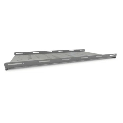 Hyperline TSH3L-1050-RAL7035 Полка стационарная, глубина 1050 мм, с боковым креплением, нагрузка до 20 кг, для шкафов серии TTB, TTR, 485х1050мм (ШхГ), цвет серый (RAL 7035)
