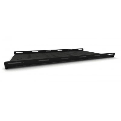 Hyperline TSH3L-1050-RAL9004 (TSH3L-1050-RAL9005) Полка стационарная, глубина 1050 мм, с боковым креплением, нагрузка до 20 кг, для шкафов серии TTB, TTR, 485х1050мм (ШхГ), цвет черный (RAL 9004/RAL 9005)