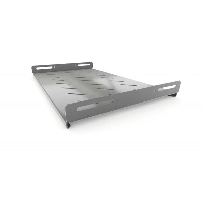 Hyperline TSH3L-300-RAL7035 Полка стационарная, глубина 300 мм, с боковым креплением, нагрузка до 20 кг, для шкафов серии TTB, TTR, TWB/TWB-FC, 485х300мм (ШхГ), цвет серый (RAL 7035)