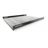 Hyperline TSH3L-650-RAL7035 Полка стационарная, глубина 650 мм, с боковым креплением, нагрузка до 20 кг, для шкафов серии TTB, TTR, 485х650мм (ШхГ), цвет серый (RAL 7035)