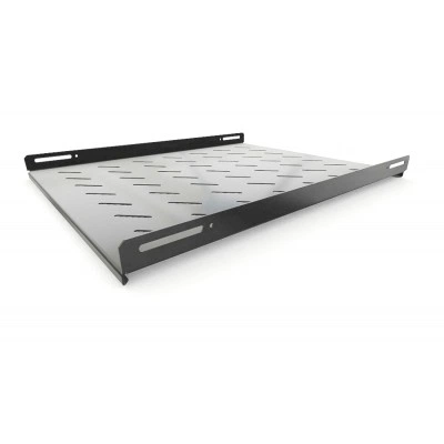 Hyperline TSH3L-650-RAL7035 Полка стационарная, глубина 650 мм, с боковым креплением, нагрузка до 20 кг, для шкафов серии TTB, TTR, 485х650мм (ШхГ), цвет серый (RAL 7035)