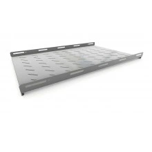 Hyperline TSH3L-850-RAL7035 Полка стационарная, глубина 850 мм, с боковым креплением, нагрузка до 20 кг, для шкафов серии TTB, TTR, 485х850мм (ШхГ), цвет серый (RAL 7035)