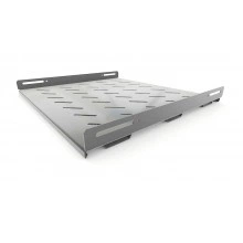 Hyperline TSH3M-450-RAL7035 Полка стационарная усиленная, глубина 450 мм, с боковым креплением, нагрузка до 50 кг, для шкафов серии TTB, TTR, TWB/TWB-FC, 485х450мм (ШхГ), цвет серый (RAL 7035)