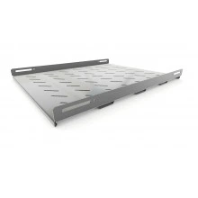 Hyperline TSH3M-650-RAL7035 Полка стационарная усиленная, глубина 650 мм, с боковым креплением, нагрузка до 50 кг, для шкафов серии TTB, TTR, 485х650мм (ШхГ), цвет серый (RAL 7035)
