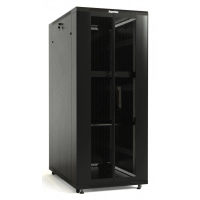 Hyperline TTB-1866-DD-RAL9004 Шкаф напольный 19-дюймовый, 18U, 988x600х600 мм (ВхШхГ), передняя и задняя распашные перфорированные двери (75%), ручка с замком, крыша нового типа, цвет черный (RAL 9004) (разобранный) Hyperline TTB-1866-DD-RAL9004 Шкаф напольный 19-дюймовый, 18U, 988x600х600 мм (ВхШхГ), передняя и задняя распашные перфорированные двери (75%), ручка с замком, крыша нового типа, цвет черный (RAL 9004) (разобранный)