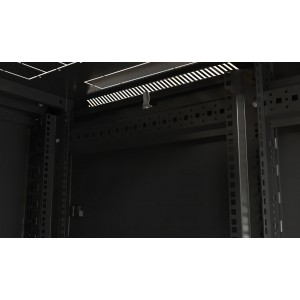 Hyperline TTB-3282-AS-RAL9004 Шкаф напольный 19-дюймовый, 32U, 1610x800х1200 мм (ВхШхГ), передняя дверь стеклянная, задняя дверь сплошная, ручка с замком, 2 вертикальных кабельных организатора, цвет черный (RAL 9004) (разобранный) Hyperline TTB-3282-AS-RAL9004 Шкаф напольный 19-дюймовый, 32U, 1610x800х1200 мм (ВхШхГ), передняя дверь стеклянная, задняя дверь сплошная, ручка с замком, 2 вертикальных кабельных организатора, цвет черный (RAL 9004) (разобранный)