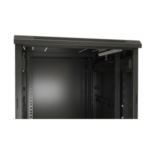 Hyperline TTB-3762-DD-RAL9004 Шкаф напольный 19-дюймовый, 37U, 1833x600х1200 мм (ВхШхГ), передняя и задняя распашные перфорированные двери (75%), ручка с замком, крыша нового типа, цвет черный (RAL 9004) (разобранный) Hyperline TTB-3762-DD-RAL9004 Шкаф напольный 19-дюймовый, 37U, 1833x600х1200 мм (ВхШхГ), передняя и задняя распашные перфорированные двери (75%), ручка с замком, крыша нового типа, цвет черный (RAL 9004) (разобранный)