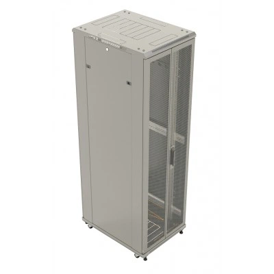 Hyperline TTB-4282-DD-RAL7035 Шкаф напольный 19-дюймовый, 42U, 2055x800х1200 мм (ВхШхГ), передняя и задняя распашные перфорированные двери (75%), ручка с замком, 2 вертикальных кабельных организатора, крыша нового типа, цвет серый (RAL 7035) (разобранный) Hyperline TTB-4282-DD-RAL7035 Шкаф напольный 19-дюймовый, 42U, 2055x800х1200 мм (ВхШхГ), передняя и задняя распашные перфорированные двери (75%), ручка с замком, 2 вертикальных кабельных организатора, крыша нового типа, цвет серый (RAL 7035) (разобранный)