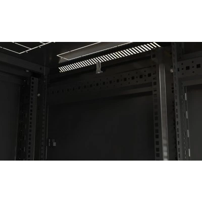 Hyperline TTB-4286-AS-RAL9004 Шкаф напольный 19-дюймовый, 42U, 2055x800х600 мм (ВхШхГ), передняя стеклянная дверь со стальными перфорированными боковинами, задняя дверь сплошная, ручка с замком, крыша нового типа, цвет черный (RAL 9004) (разобранный) Hyperline TTB-4286-AS-RAL9004 Шкаф напольный 19-дюймовый, 42U, 2055x800х600 мм (ВхШхГ), передняя стеклянная дверь со стальными перфорированными боковинами, задняя дверь сплошная, ручка с замком, крыша нового типа, цвет черный (RAL 9004) (разобранный)