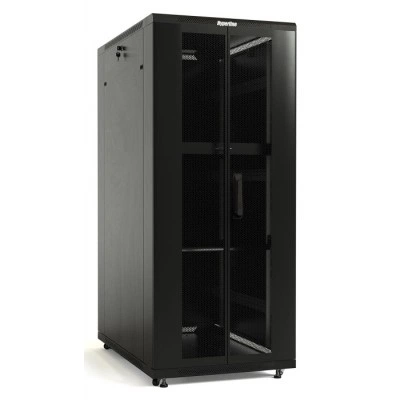 Hyperline TTB-4286-DD-RAL9004 Шкаф напольный 19-дюймовый, 42U, 2055x800х600 мм (ВхШхГ), передняя и задняя распашные перфорированные двери (75%), ручка с замком, 2 вертикальных кабельных организатора, крыша нового типа, цвет черный (RAL 9004) (разобранный) Hyperline TTB-4286-DD-RAL9004 Шкаф напольный 19-дюймовый, 42U, 2055x800х600 мм (ВхШхГ), передняя и задняя распашные перфорированные двери (75%), ручка с замком, 2 вертикальных кабельных организатора, крыша нового типа, цвет черный (RAL 9004) (разобранный)
