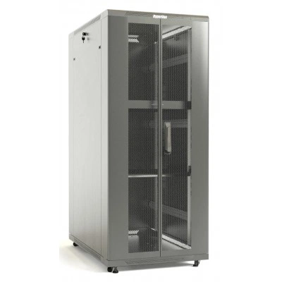 Hyperline TTB-4766-DD-RAL7035 Шкаф напольный 19-дюймовый, 47U, 2277x600х600 мм (ВхШхГ), передняя и задняя распашные перфорированные двери (75%), ручка с замком, крыша нового типа, цвет серый (RAL 7035) (разобранный) Hyperline TTB-4766-DD-RAL7035 Шкаф напольный 19-дюймовый, 47U, 2277x600х600 мм (ВхШхГ), передняя и задняя распашные перфорированные двери (75%), ручка с замком, крыша нового типа, цвет серый (RAL 7035) (разобранный)