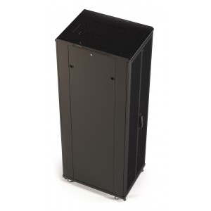 Hyperline TTR-2261-DD-RAL9005 Шкаф напольный 19-дюймовый, 22U, 1166x600х1000 мм (ВхШхГ), передняя и задняя распашные перфорированные двери (75%), ручка с замком, цвет черный (RAL 9005) (разобранный) Hyperline TTR-2261-DD-RAL9005 Шкаф напольный 19-дюймовый, 22U, 1166x600х1000 мм (ВхШхГ), передняя и задняя распашные перфорированные двери (75%), ручка с замком, цвет черный (RAL 9005) (разобранный)