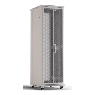 Hyperline TTR-2266-DD-RAL7035 Шкаф напольный 19-дюймовый, 22U, 1166x600х600 мм (ВхШхГ), передняя и задняя распашные перфорированные двери (75%), ручка с замком, цвет серый (RAL 7035) (разобранный) Hyperline TTR-2266-DD-RAL7035 Шкаф напольный 19-дюймовый, 22U, 1166x600х600 мм (ВхШхГ), передняя и задняя распашные перфорированные двери (75%), ручка с замком, цвет серый (RAL 7035) (разобранный)