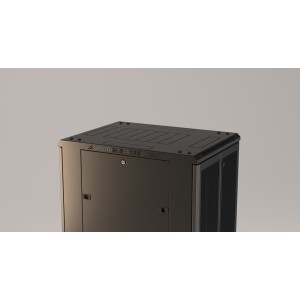 Hyperline TTR-2281-DD-RAL9005 Шкаф напольный 19-дюймовый, 22U, 1166x800х1000 мм (ВхШхГ), передняя и задняя распашные перфорированные двери (75%), ручка с замком, 2 вертикальных кабельных организатора, цвет черный (RAL 9005) (разобранный) Hyperline TTR-2281-DD-RAL9005 Шкаф напольный 19-дюймовый, 22U, 1166x800х1000 мм (ВхШхГ), передняя и задняя распашные перфорированные двери (75%), ручка с замком, 2 вертикальных кабельных организатора, цвет черный (RAL 9005) (разобранный)