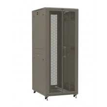 Hyperline TTR-4768-DD-RAL7035 Шкаф напольный 19-дюймовый, 47U, 2277x600х800 мм (ВхШхГ), передняя и задняя распашные перфорированные двери (75%), ручка с замком, цвет серый (RAL 7035) (разобранный)