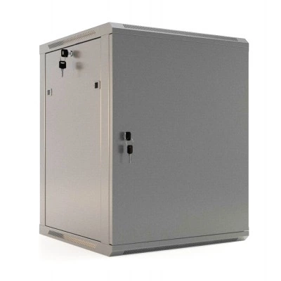 Hyperline TWB-0945-GP-RAL7035 Шкаф настенный 19-дюймовый (19), 9U, 500x600х450мм, стеклянная дверь с перфорацией по бокам, ручка с замком, цвет серый (RAL 7035) (разобранный) Hyperline TWB-0945-GP-RAL7035 Шкаф настенный 19-дюймовый (19), 9U, 500x600х450мм, стеклянная дверь с перфорацией по бокам, ручка с замком, цвет серый (RAL 7035) (разобранный)