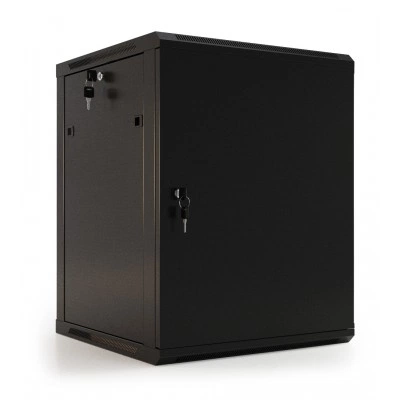 Hyperline TWB-0966-SR-RAL9004 Шкаф настенный 19-дюймовый (19), 9U, 500x600х600мм, металлическая передняя дверь с замком, две боковые панели, цвет черный (RAL 9004) (разобранный) Hyperline TWB-0966-SR-RAL9004 Шкаф настенный 19-дюймовый (19), 9U, 500x600х600мм, металлическая передняя дверь с замком, две боковые панели, цвет черный (RAL 9004) (разобранный)