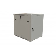 Hyperline TWB-1268-SR-RAL7035 Шкаф настенный 19-дюймовый (19), 12U, 650x600х800мм, металлическая передняя дверь с замком, две боковые панели, цвет серый (RAL 7035) (разобранный)