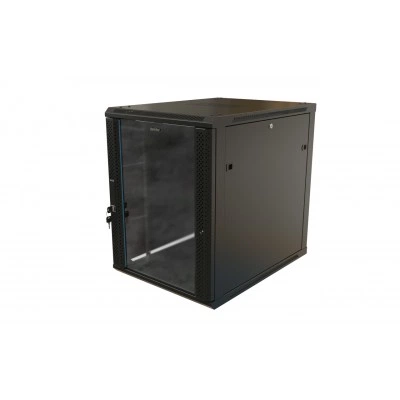 Hyperline TWB-1568-GP-RAL9004 Шкаф настенный 19-дюймовый (19), 15U, 775x600х800мм, стеклянная дверь с перфорацией по бокам, ручка с замком, цвет черный (RAL 9004) (разобранный) Hyperline TWB-1568-GP-RAL9004 Шкаф настенный 19-дюймовый (19), 15U, 775x600х800мм, стеклянная дверь с перфорацией по бокам, ручка с замком, цвет черный (RAL 9004) (разобранный)