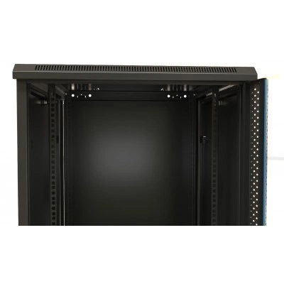 Hyperline TWB-1845-SR-RAL9004 Шкаф настенный 19-дюймовый (19), 18U, 908x600х450мм, металлическая передняя дверь с замком, две боковые панели, цвет черный (RAL 9004) (разобранный) Hyperline TWB-1845-SR-RAL9004 Шкаф настенный 19-дюймовый (19), 18U, 908x600х450мм, металлическая передняя дверь с замком, две боковые панели, цвет черный (RAL 9004) (разобранный)