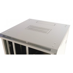 Hyperline TWB-1866-GP-RAL7035 Шкаф настенный 19-дюймовый (19), 18U, 908x600х600мм, стеклянная дверь с перфорацией по бокам, ручка с замком, цвет серый (RAL 7035) (разобранный) Hyperline TWB-1866-GP-RAL7035 Шкаф настенный 19-дюймовый (19), 18U, 908x600х600мм, стеклянная дверь с перфорацией по бокам, ручка с замком, цвет серый (RAL 7035) (разобранный)