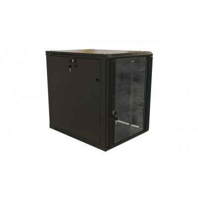 Hyperline TWB-2268-GP-RAL9004 Шкаф настенный 19-дюймовый (19), 22U, 1086x600х800мм, стеклянная дверь с перфорацией по бокам, ручка с замком, цвет черный (RAL 9004) (разобранный) Hyperline TWB-2268-GP-RAL9004 Шкаф настенный 19-дюймовый (19), 22U, 1086x600х800мм, стеклянная дверь с перфорацией по бокам, ручка с замком, цвет черный (RAL 9004) (разобранный)