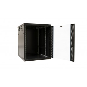 Hyperline TWB-2268-GP-RAL9004 Шкаф настенный 19-дюймовый (19), 22U, 1086x600х800мм, стеклянная дверь с перфорацией по бокам, ручка с замком, цвет черный (RAL 9004) (разобранный) Hyperline TWB-2268-GP-RAL9004 Шкаф настенный 19-дюймовый (19), 22U, 1086x600х800мм, стеклянная дверь с перфорацией по бокам, ручка с замком, цвет черный (RAL 9004) (разобранный)