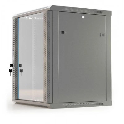 Hyperline TWB-2766-GP-RAL7035 Шкаф настенный 19-дюймовый (19), 27U, 1304x600х600мм, стеклянная дверь с перфорацией по бокам, ручка с замком, цвет серый (RAL 7035) (разобранный) Hyperline TWB-2766-GP-RAL7035 Шкаф настенный 19-дюймовый (19), 27U, 1304x600х600мм, стеклянная дверь с перфорацией по бокам, ручка с замком, цвет серый (RAL 7035) (разобранный)