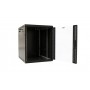 Hyperline TWB-2768-GP-RAL9004 Шкаф настенный 19-дюймовый (19), 27U, 1304x600х800мм, стеклянная дверь с перфорацией по бокам, ручка с замком, цвет черный (RAL 9004) (разобранный) Hyperline TWB-2768-GP-RAL9004 Шкаф настенный 19-дюймовый (19), 27U, 1304x600х800мм, стеклянная дверь с перфорацией по бокам, ручка с замком, цвет черный (RAL 9004) (разобранный)