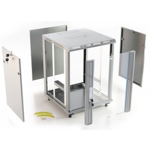 Hyperline TWB-FC-1266-GP-RAL7035 Шкаф настенный 19-дюймовый (19), 12U, 662x600х600мм, стеклянная дверь с перфорацией по бокам, ручка с замком, с возможностью установки на ножки (в комплекте), цвет серый (RAL 7035) (разобранный) Hyperline TWB-FC-1266-GP-RAL7035 Шкаф настенный 19-дюймовый (19), 12U, 662x600х600мм, стеклянная дверь с перфорацией по бокам, ручка с замком, с возможностью установки на ножки (в комплекте), цвет серый (RAL 7035) (разобранный)