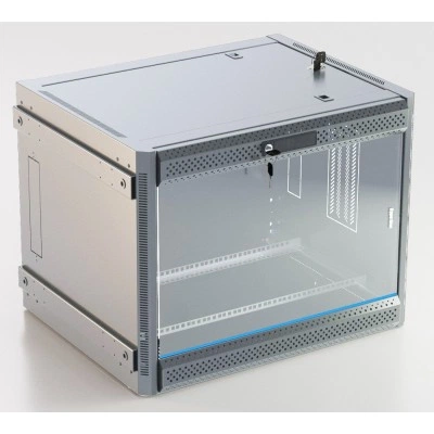 Hyperline TWB-FC-1845-GP-RAL7035 Шкаф настенный 19-дюймовый (19), 18U, 920x600х450мм, стеклянная дверь с перфорацией по бокам, ручка с замком, с возможностью установки на ножки (в комплекте), цвет серый (RAL 7035) (разобранный) Hyperline TWB-FC-1845-GP-RAL7035 Шкаф настенный 19-дюймовый (19), 18U, 920x600х450мм, стеклянная дверь с перфорацией по бокам, ручка с замком, с возможностью установки на ножки (в комплекте), цвет серый (RAL 7035) (разобранный)