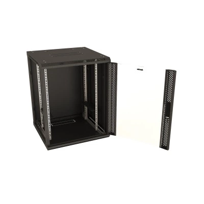 Hyperline TWB-FC-2245-GP-RAL9004 Шкаф настенный 19-дюймовый (19), 22U, 1098x600х450мм, стеклянная дверь с перфорацией по бокам, ручка с замком, с возможностью установки на ножки (в комплекте), цвет черный (RAL 9004) (разобранный) Hyperline TWB-FC-2245-GP-RAL9004 Шкаф настенный 19-дюймовый (19), 22U, 1098x600х450мм, стеклянная дверь с перфорацией по бокам, ручка с замком, с возможностью установки на ножки (в комплекте), цвет черный (RAL 9004) (разобранный)