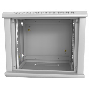Hyperline TWL-0945-SR-RAL7035 Шкаф настенный 19-дюймовый (19), 9U, 500x600х450мм, металлическая дверь, несъемные стенки, 1 пара профилей, цвет серый (RAL 7035) (собранный) Hyperline TWL-0945-SR-RAL7035 Шкаф настенный 19-дюймовый (19), 9U, 500x600х450мм, металлическая дверь, несъемные стенки, 1 пара профилей, цвет серый (RAL 7035) (собранный)